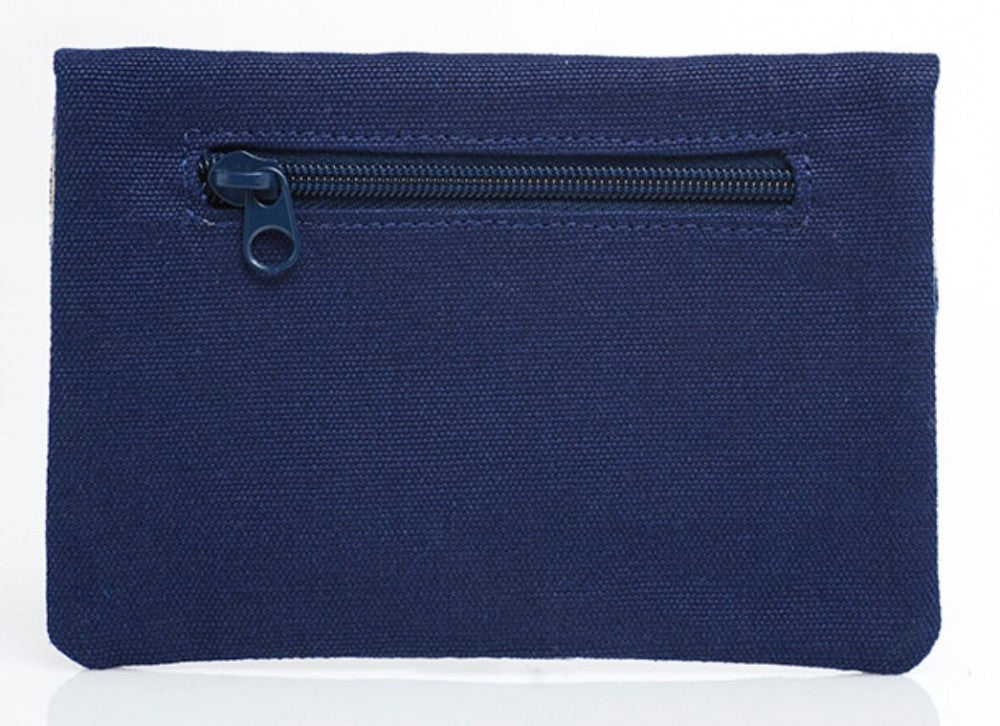 Tabakbeutel  aus Hanf - Baumwolle Pure HF Serie blau